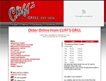 Tablet Screenshot of order.cliffsmedcenter.com
